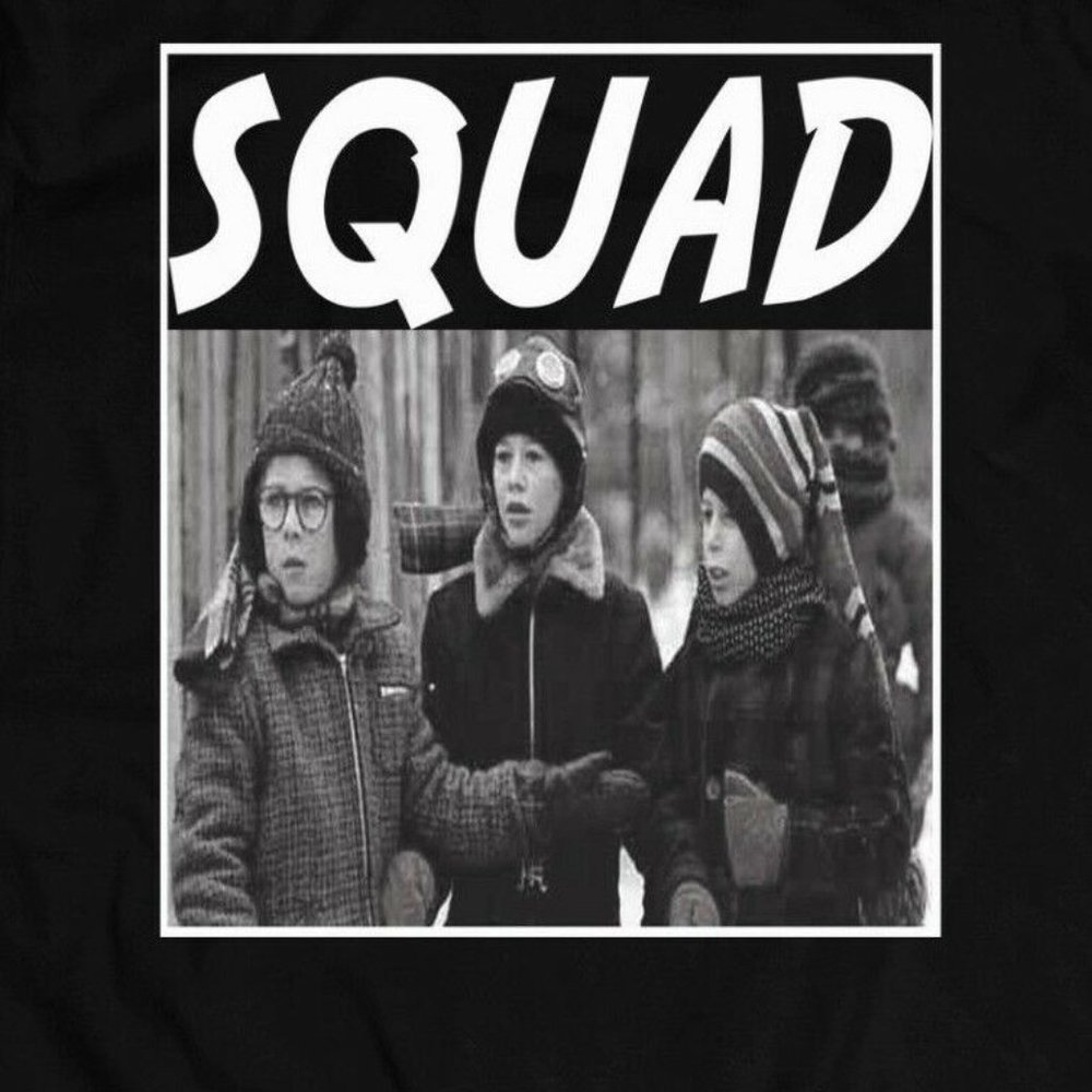 A CHRISTMAS STORY "SQUAD" PARODY * SHIRT Mens